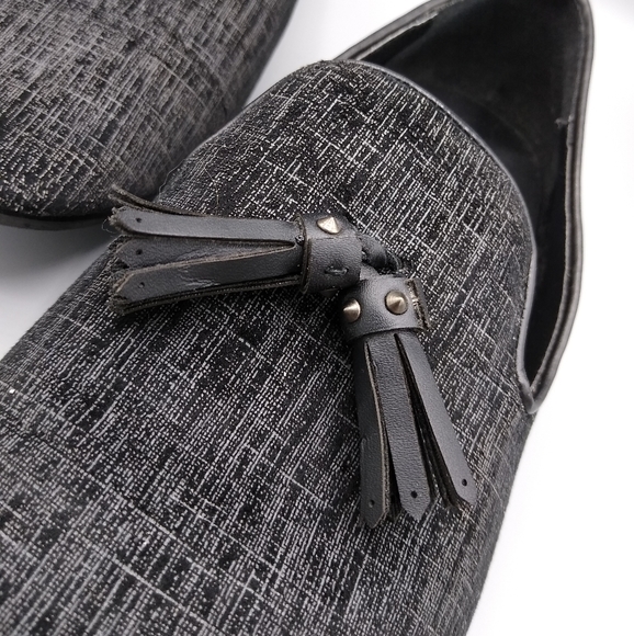 Georgio Brutini Copley Fabric Slip On Loafer Charcoal 9M - Picture 7 of 10